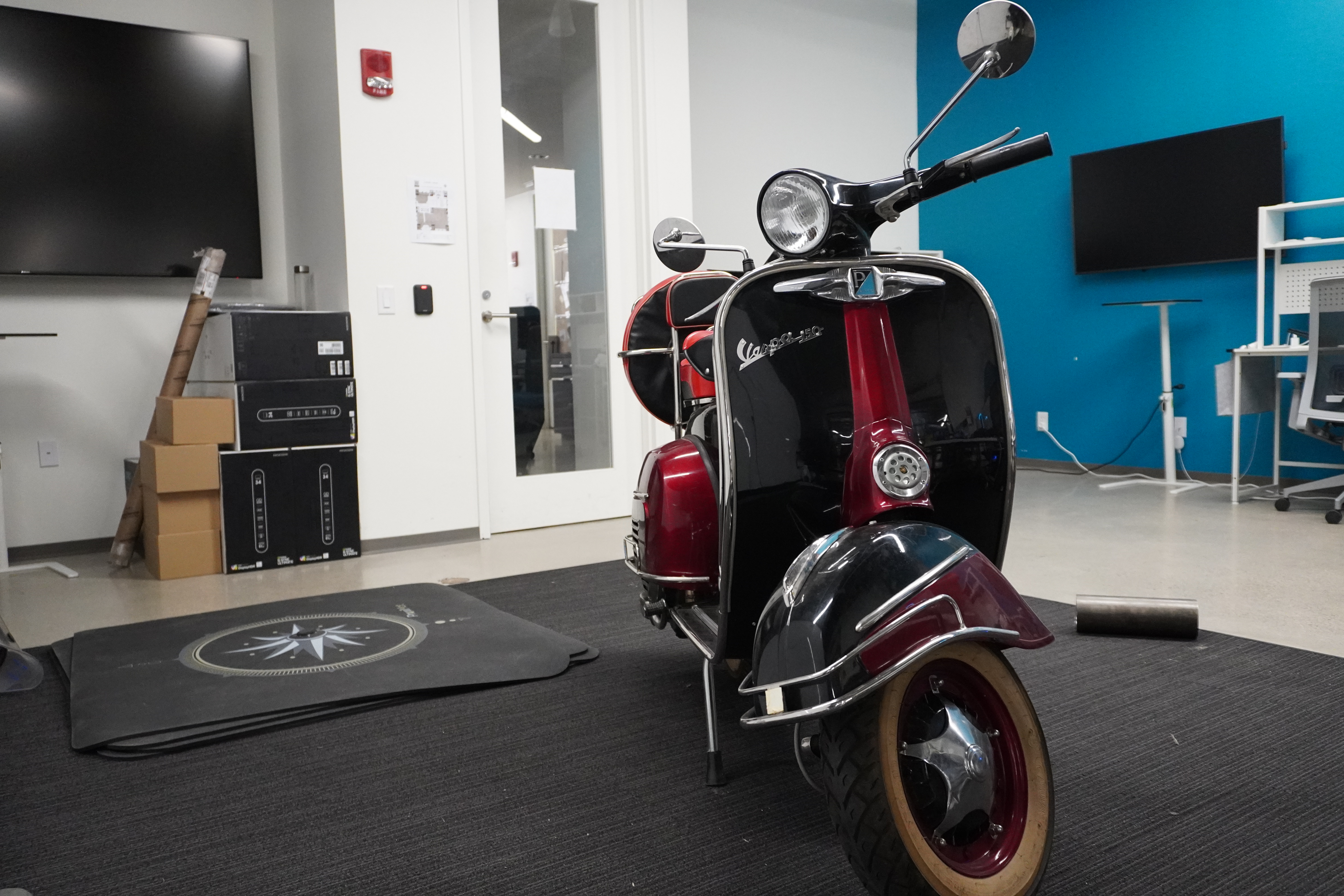 Mission control, The Vespa has landed!